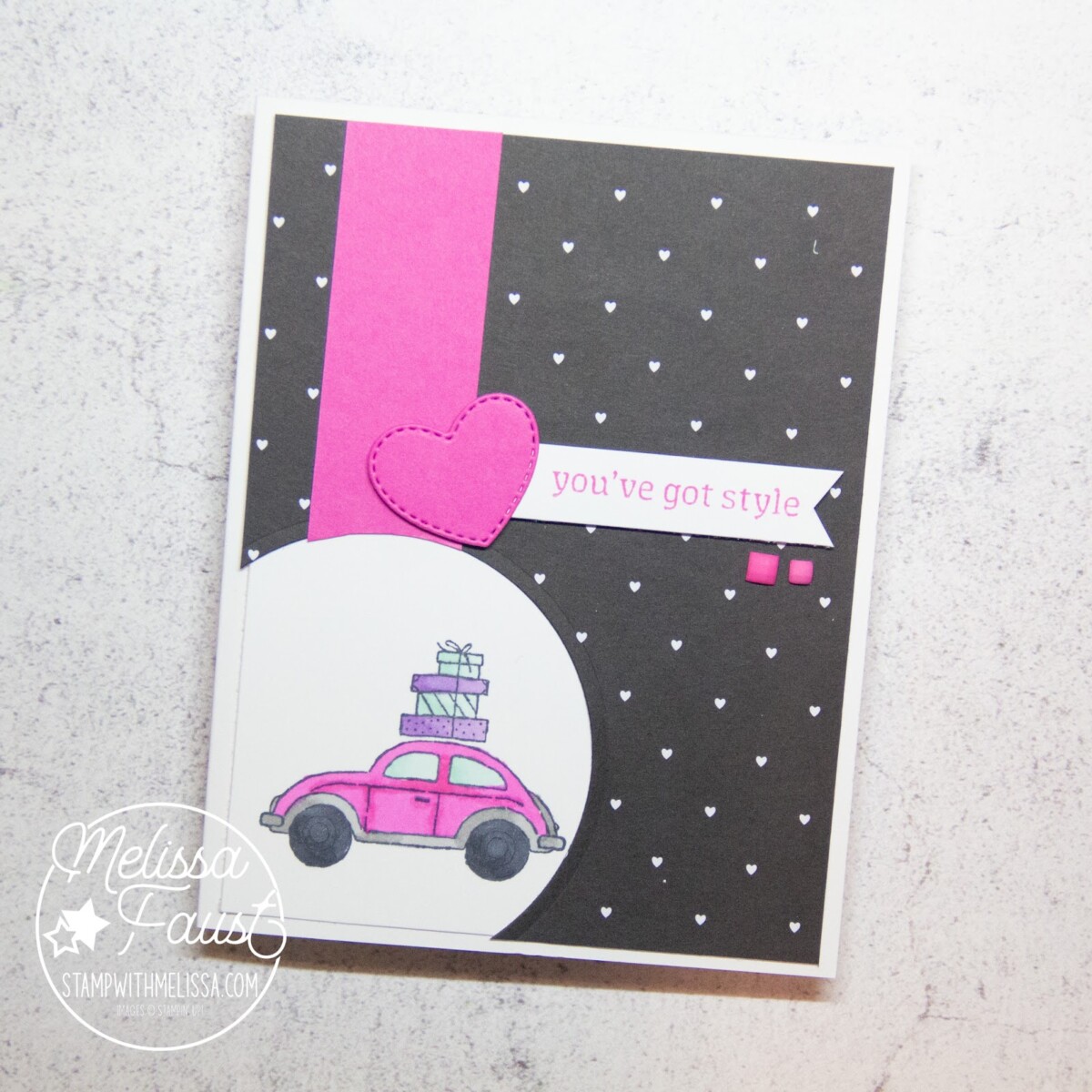 Stampin Up Driving By Card