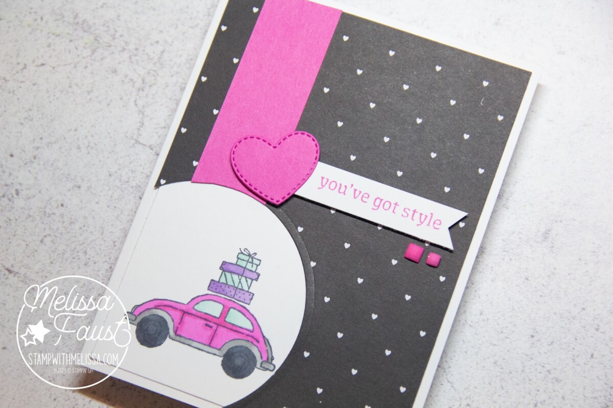 Stampin Up Driving By Card