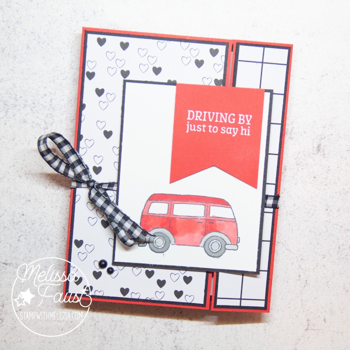 Video Stampin Up Driving By Card